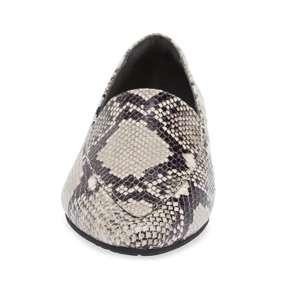 CHOCOLAT BLU Genuine Leather Ace Pointed Toe Flats — 6 US — Embossed Snake - NWT - Picture 5 of 8